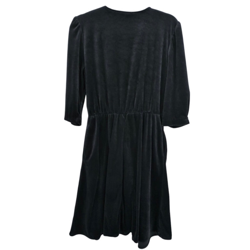Vintage X Anthony Richards Women 10 Velvet Scalloped Dress Witchy Gothic - Picture 2 of 8